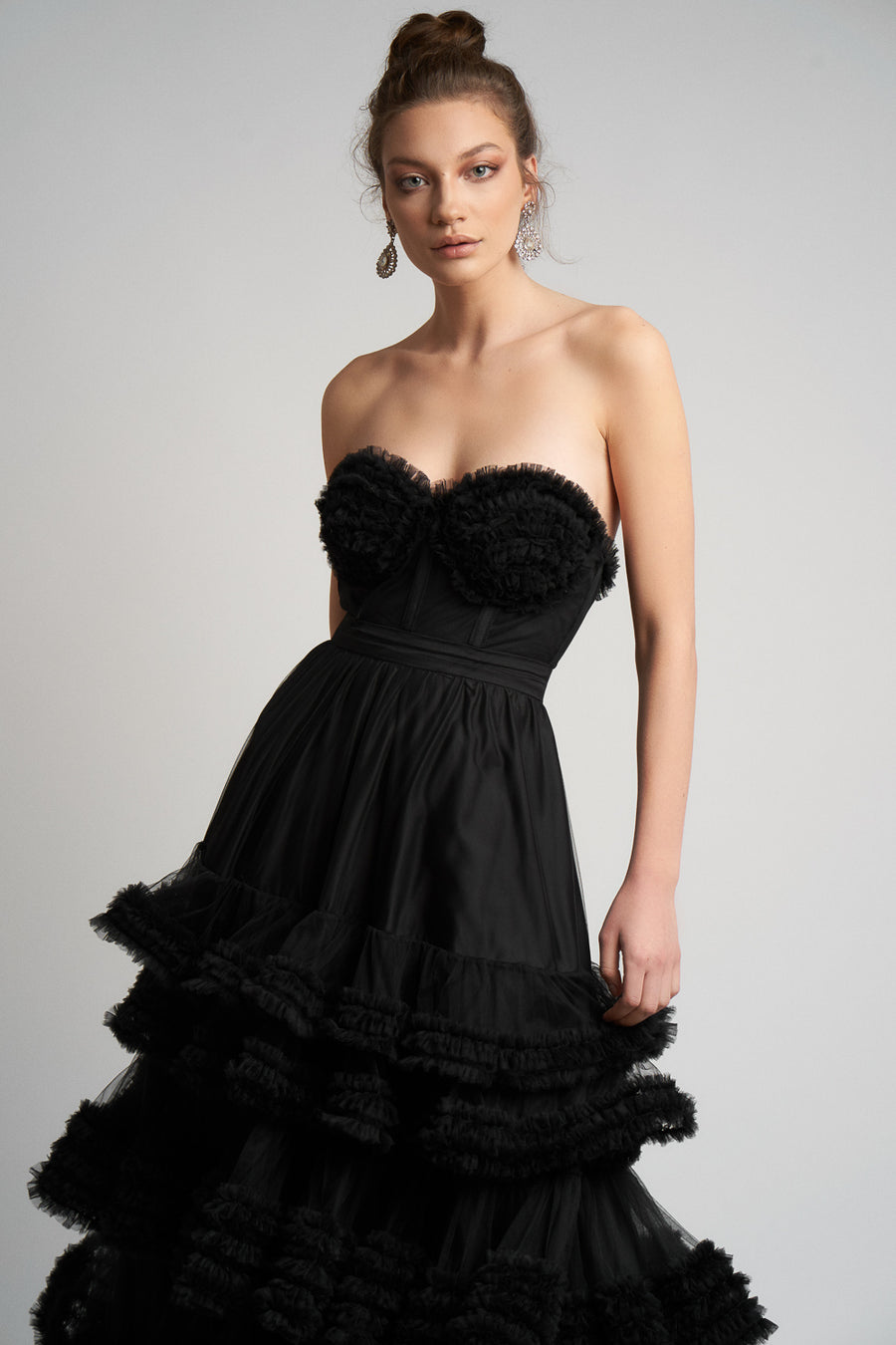 Rochie Monarh cu volane