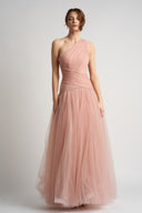 Rochie din tulle cu detaliu stralucitor