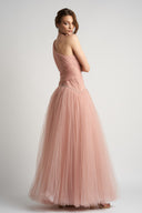 Rochie din tulle cu detaliu stralucitor