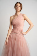 Rochie din tulle cu detaliu stralucitor