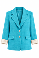 Sacou din tweed Blue