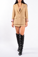 Sacou din tweed Nude
