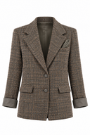 Sacou din tweed Kaki