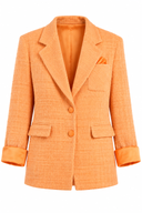 Sacou din tweed Orange
