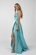 Rochie lunga cu revere