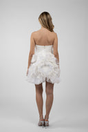 Mini dress with ruffles