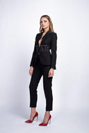 Sacou cu detalii tip corset