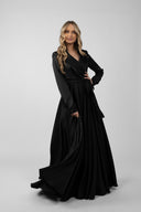 Wrap dress with pockets