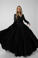 Wrap dress with pockets
