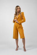 Pantaloni culotte cu talie inalta