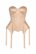 Corset Structurat Nude cu Decolteu Balconette