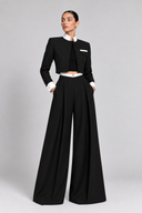 Pantaloni palazzo black & white
