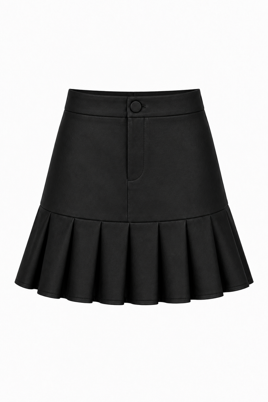 Fusta mini cu pliuri black