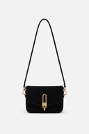 Geanta piele crossbody NORA – negru