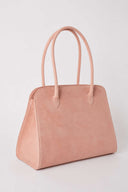Geanta piele shopper LIA – roz pudrat