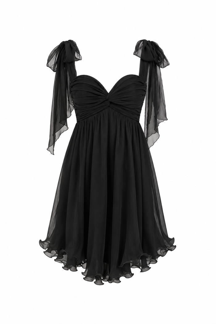 Rochie mini asimetrica black