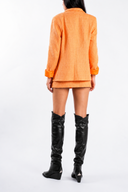 Sacou din tweed Orange
