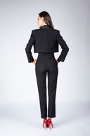 Pantaloni conici cu corseleta