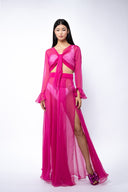 Compleu  din doua piese transparent