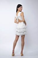 Rochie Pixie din bumbac cu spatele gol