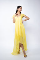 Rochie asimetrica lejera Rochie asimetrica lejera Yellow