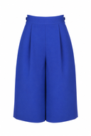 Pantaloni culotte cu talie inalta