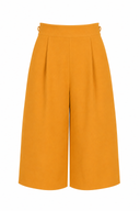 Pantaloni culotte cu talie inalta