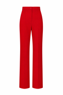 Pantalon red cu croiala dreapta si dunga frontala