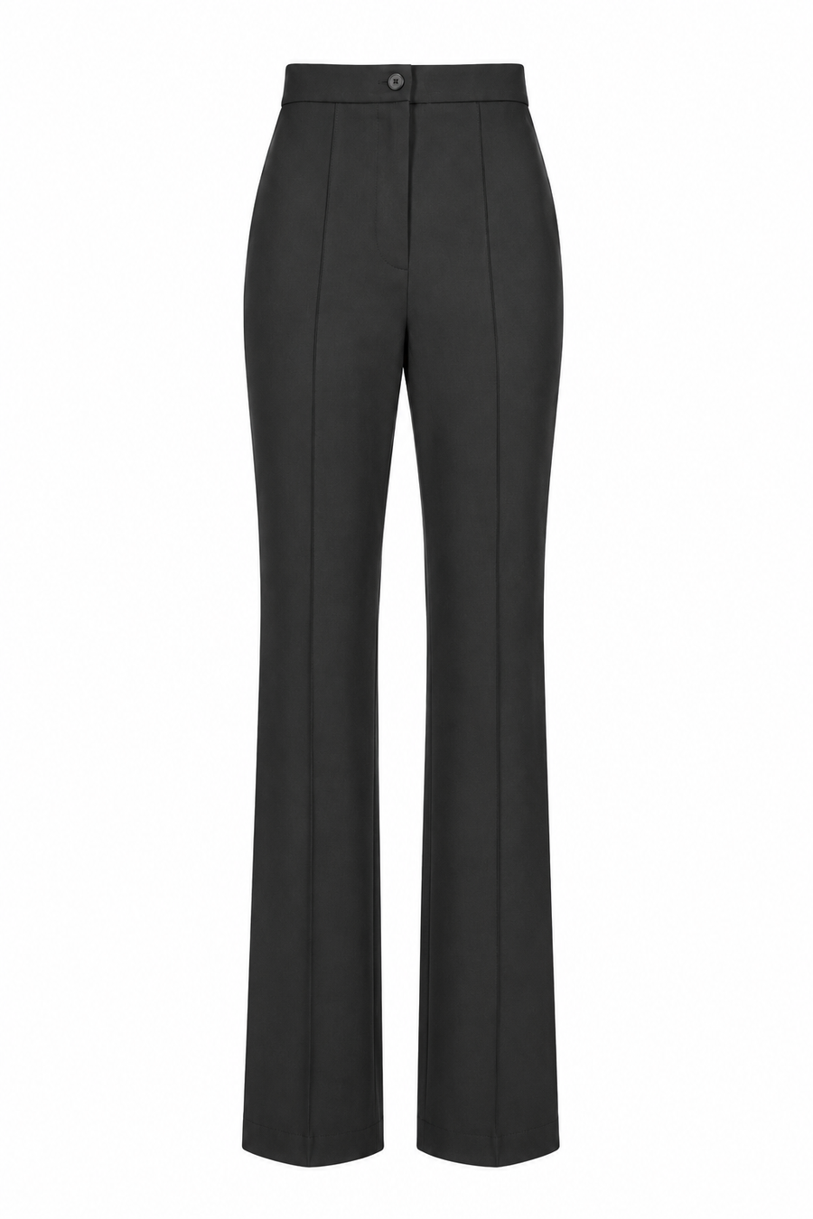 Pantalon  cu croiala dreapta si dunga frontala