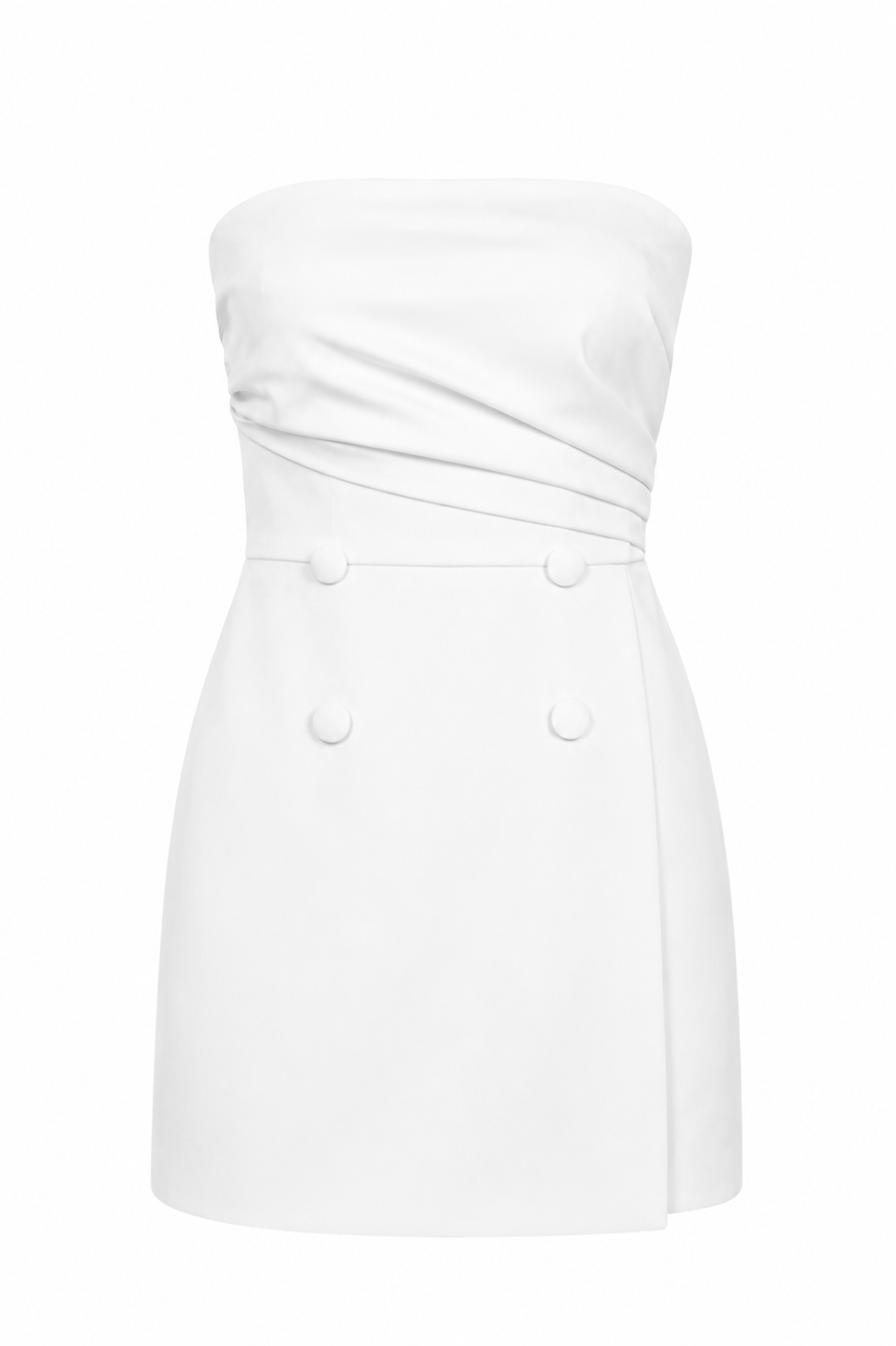 Rochie scurta tip sacou cu corset si nasturi