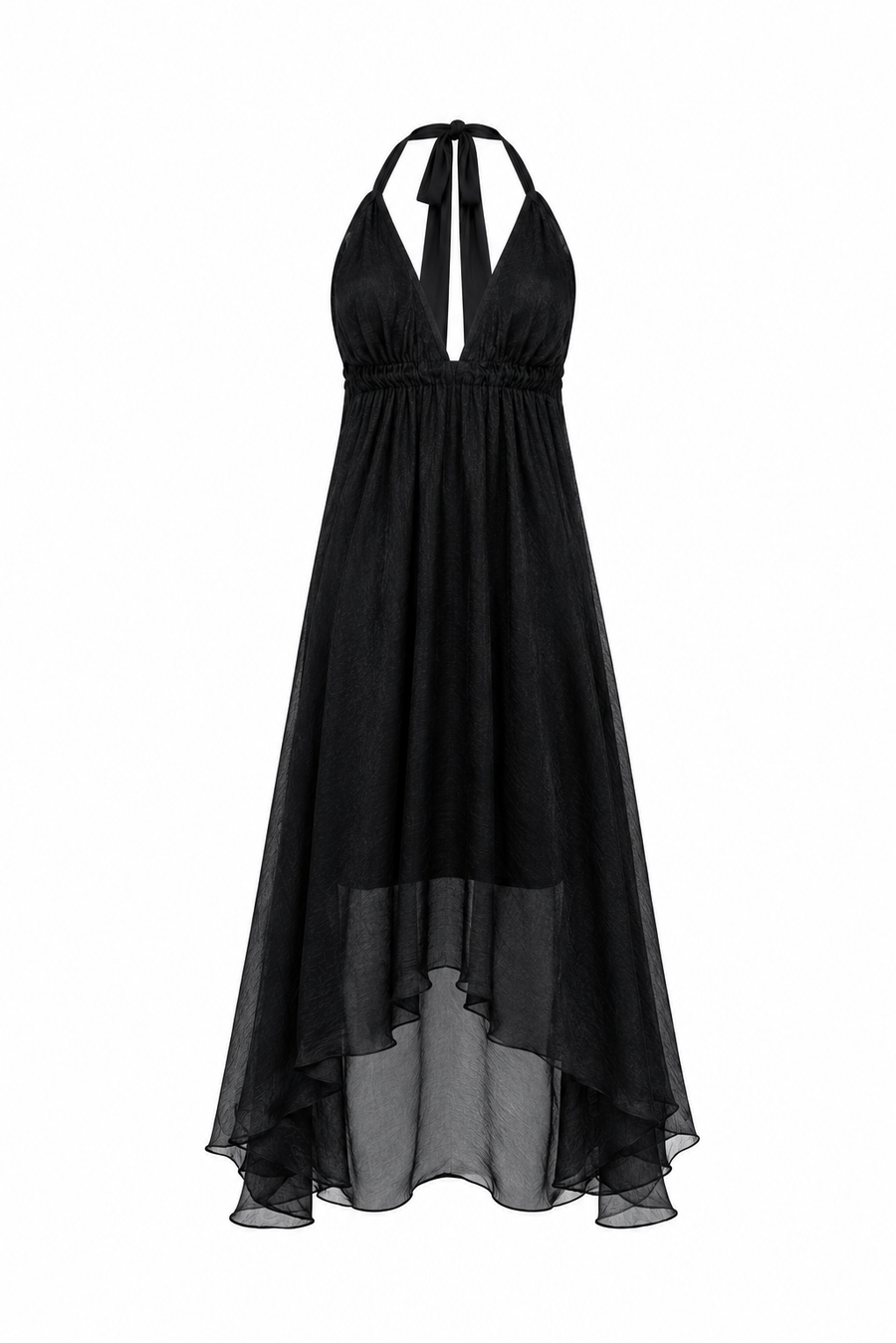 Rochie halter midi Black