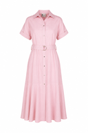 Rochie camasa din in peliculizat  Pink
