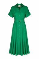 Rochie camasa din in peliculizat  Green