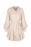 Rochie camasa din in peliculizat Nude