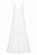Rochie maxi din matase cu bretele subtiri