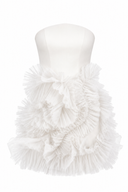 Rochie  mini cu volane
