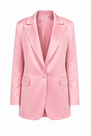 Sacou pink cu croiala masculina