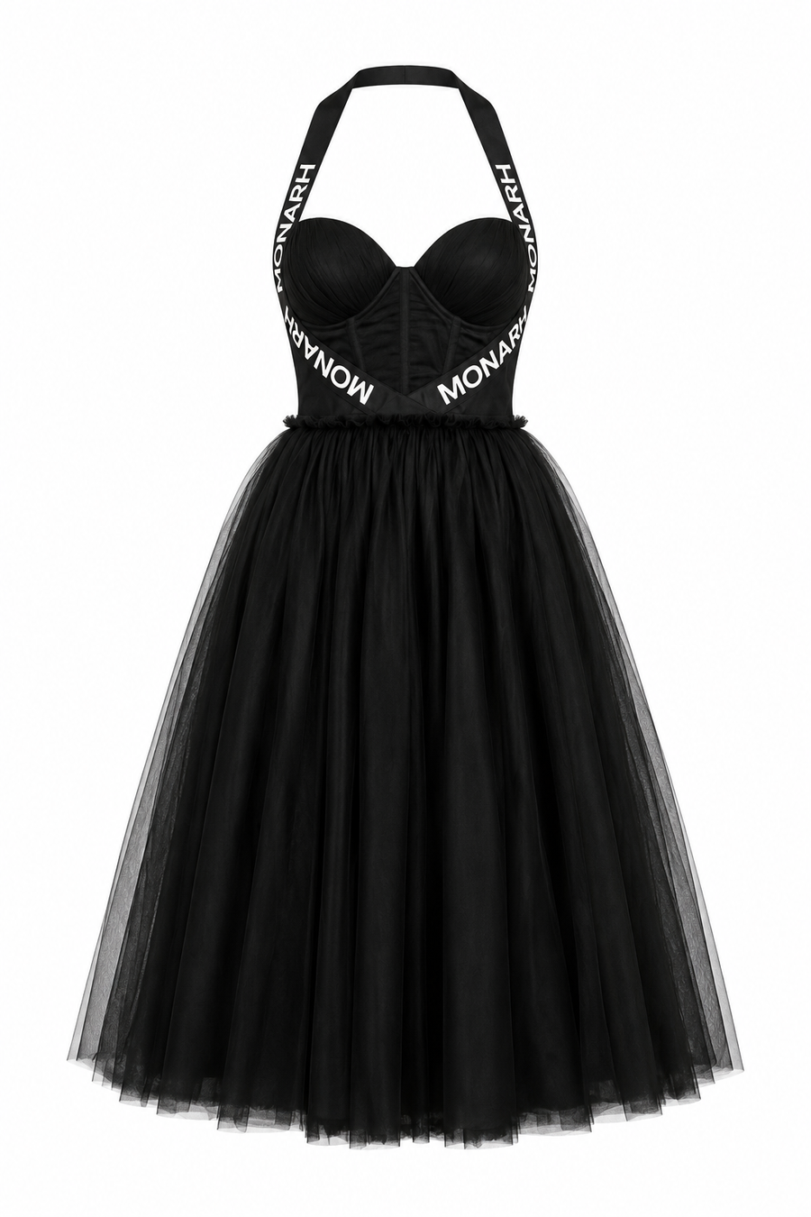Rochie midi din tulle