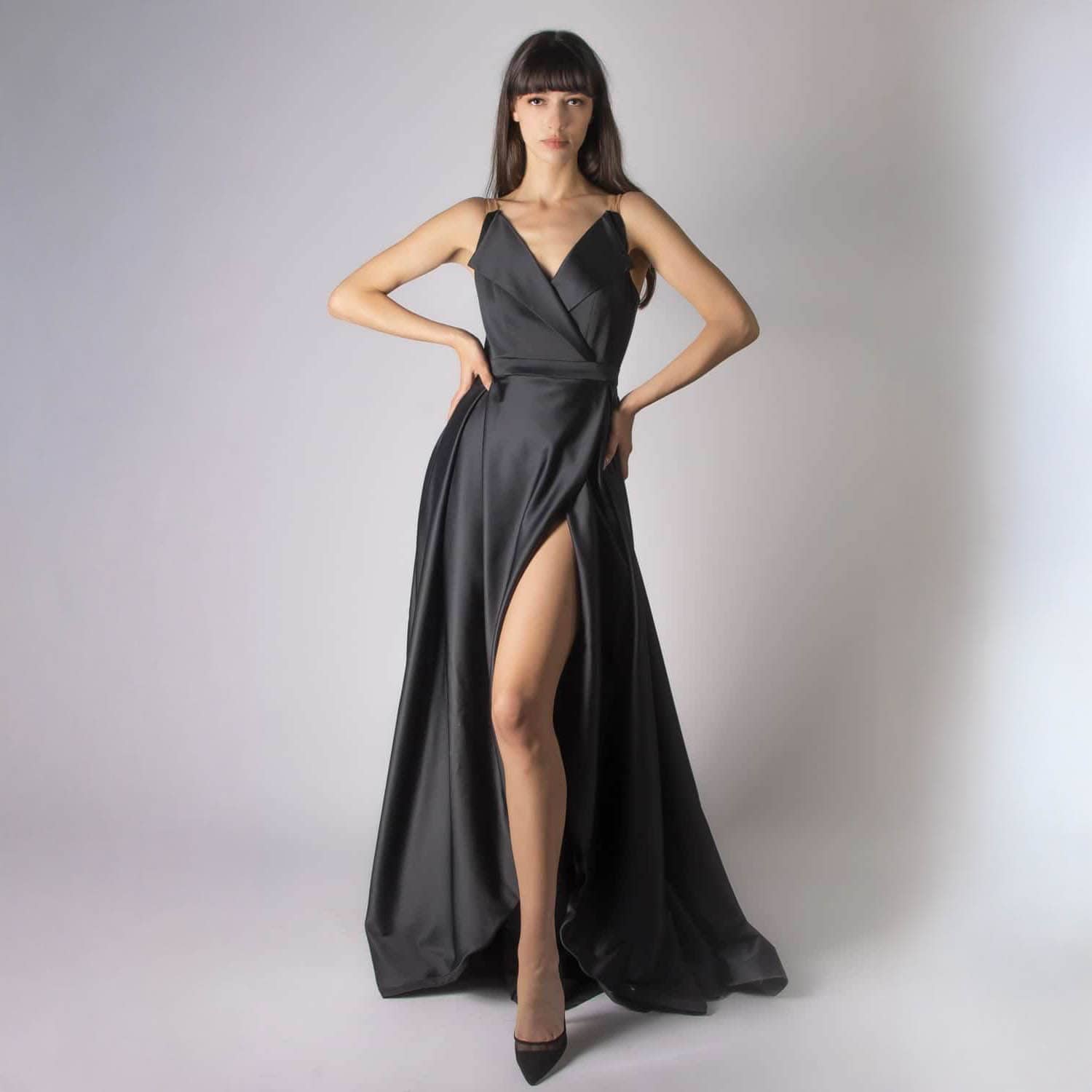 Rochie cu detaliu tip rever