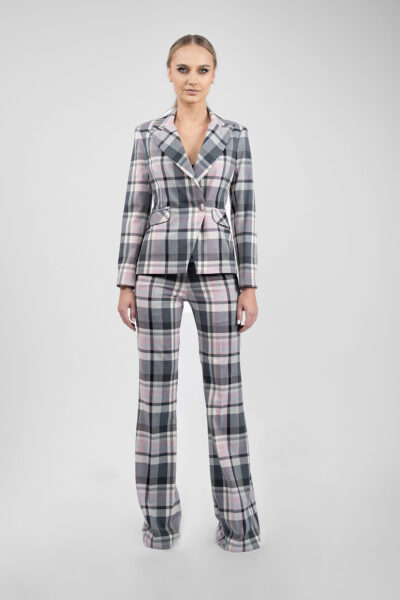 Sacou scurt cu decupaj frontal