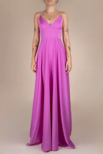 Rochie lunga Laurelie Sharp Purple