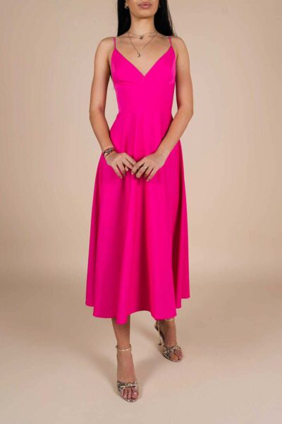 Rochie midi Lurisia Dark Hot Pink
