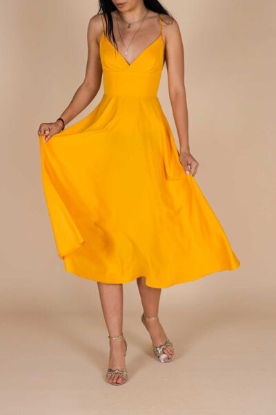 Rochie midi Lurisia Orange