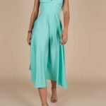 Rochie midi Lurisia Pearl Aqua