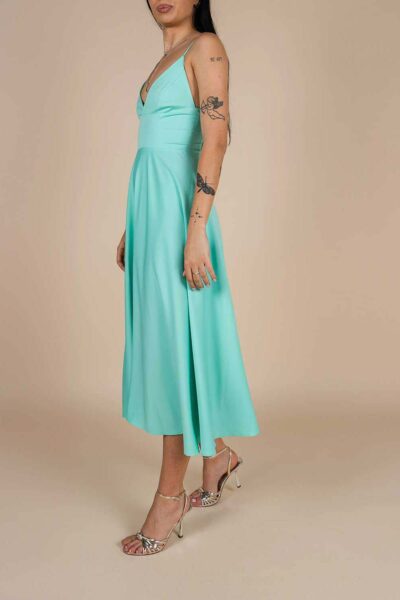 Rochie midi Lurisia Pearl Aqua - imagine 3