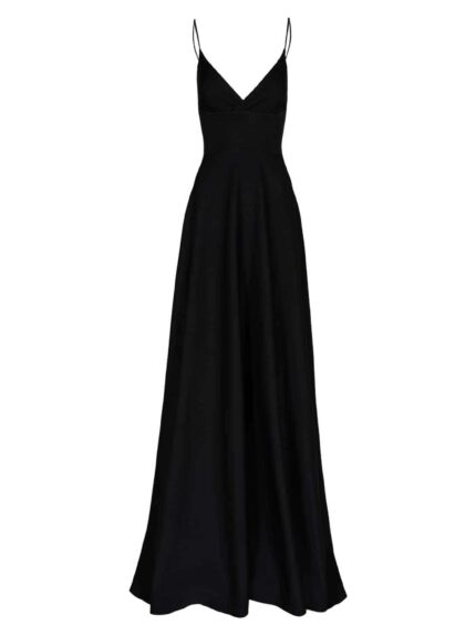 Rochie lunga Laurelie Dark Black