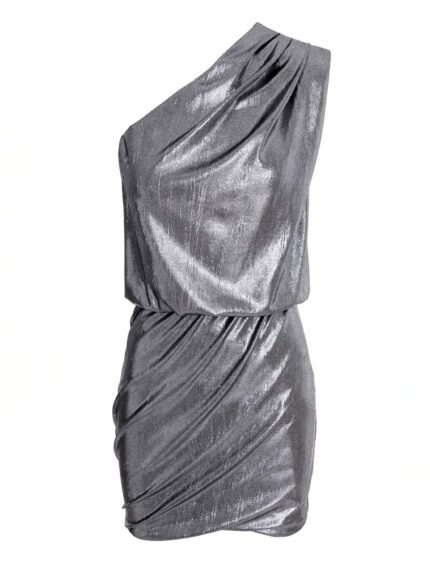 Rochie mini peliculizată asimetrică