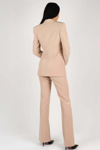 Costum clasic bej - imagine 2