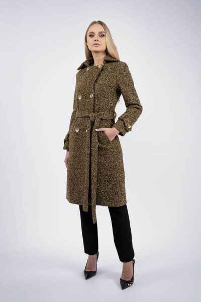 Palton lung din lana