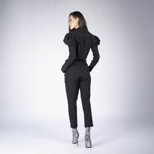 Pantaloni conici stil boyfriend - imagine 2